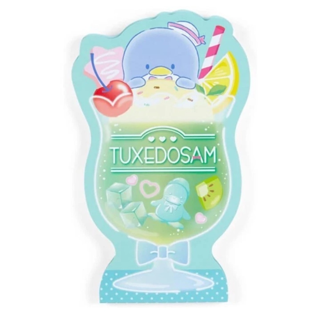 ✅Sanrio TUXEDOSAM Stationery Memo Pad Cream Soda Kawaii NEW JAPAN